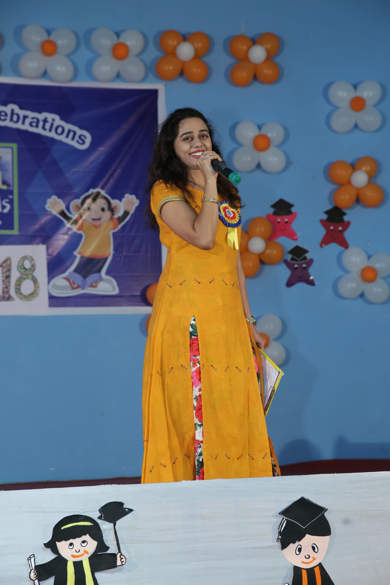 Hosting an annual day celebration with young learners